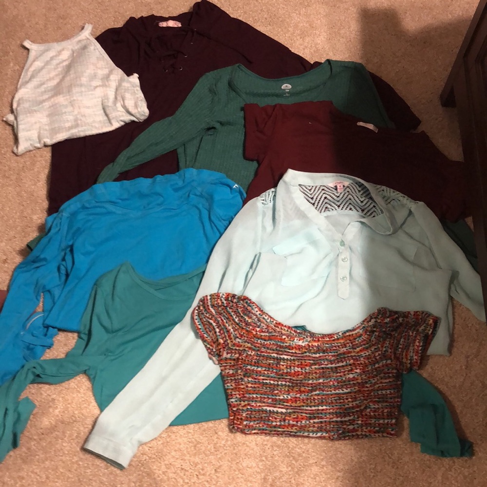 various shirts